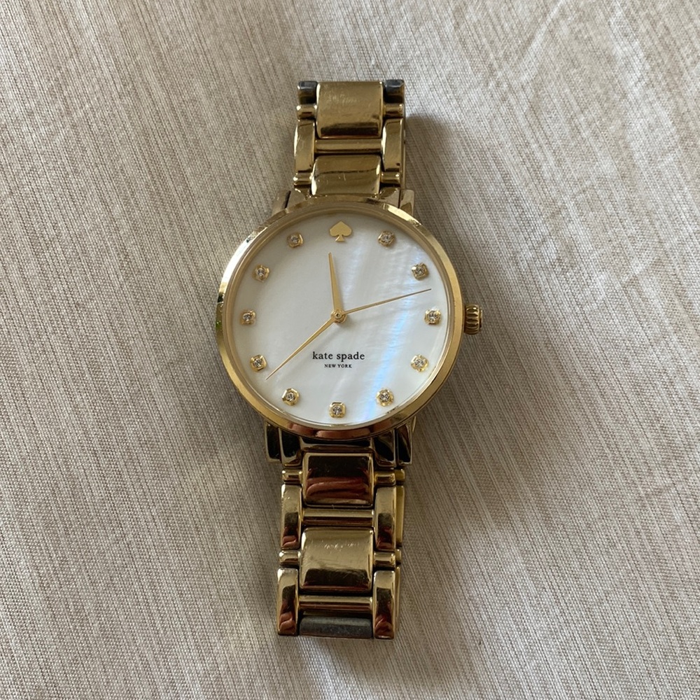Gold and Pearl Kate Spade Watch